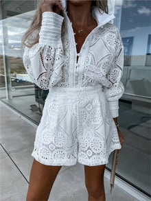 Laury™ | Elegantes Fayra Set in Weiß