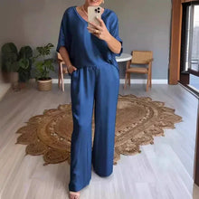 Zelda | Elegantes Relax-Set in Blau