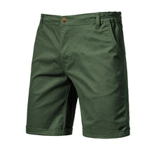 Mike | Premium maßgeschneiderte Shorts – Raffinierter Komfort und zeitloser Stil in Olivgrün