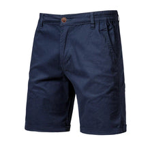 Mike | Premium maßgeschneiderte Shorts – Raffinierter Komfort und zeitloser Stil in Marineblau