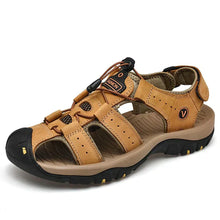 Ralf – Kay Orthopädische Herrensandalen – Bequeme Schuhe mit guter Stützfunktion in Hellbraun