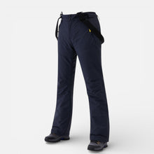Damen Skihose mit Hosenträgern für Wintersport und Outdoor in Marineblau