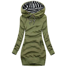 Fenne | Modischer Hoodie mit langen Ärmeln in Grün