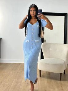 Emma | Elegantes Kleid in Blau
