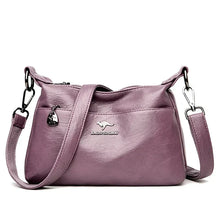 Paula | Vintage Ledertasche in fliederfarben