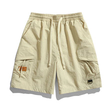 Elias - Herren Cargo-Shorts mit Taschen in Cremefarben