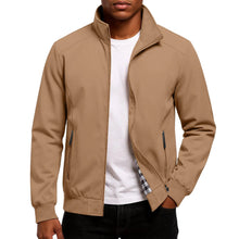 Gezim – Lässige Bomber Jacke in Khaki