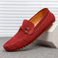 Sommerfeld | Luftige Loafer mit Komfortsohle in Rot