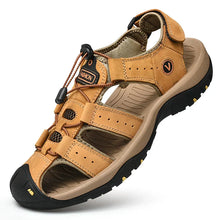 Liam - Geschlossene Trekking-Sandalen in Hellbraun
