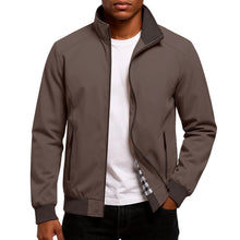 Gezim – Lässige Bomber Jacke in Braun