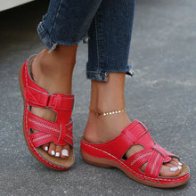 Amelia - Offene Freizeitsandalen in Rot