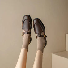 Frieda - Retro Schuhe in Braun