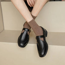 Frieda - Retro Schuhe in Schwarz