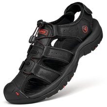 Robert | Robuste Outdoor-Sandalen mit maximaler Unterstützung in Schwarz