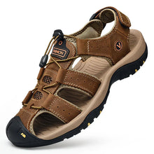 Liam - Geschlossene Trekking-Sandalen in Dunkelbraun