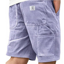 Jesper – Bequeme Cargoshorts in Lila