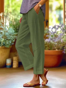 Sandara - Moderne Hose in Grün