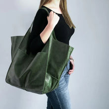 Damen Oversized Tote | Stilvoll und geräumig für den Alltag in Grün