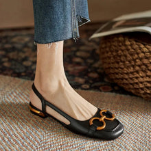 Kerstin – Slingback-Ballerinas für Damen in Schwarz