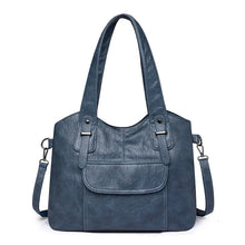 Ritva | Handtaschen mit mehreren Fächern in Blaue Farbe