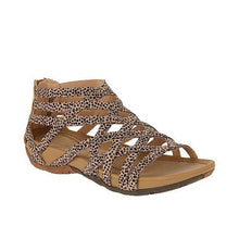 Sandalen Damen Bequem | Gladiator-Design & Schweißabsorbierend in Dunkelbraun