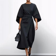 Minoli - Maxi Kleid Mit Kimonoärmeln in Schwarz