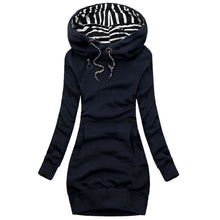 Fenne | Modischer Hoodie mit langen Ärmeln in Marineblau