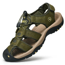 Liam - Geschlossene Trekking-Sandalen in Grün
