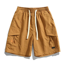 Elias - Herren Cargo-Shorts mit Taschen in Orange