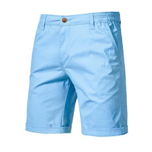 Mike | Premium maßgeschneiderte Shorts – Raffinierter Komfort und zeitloser Stil in Himmelblau