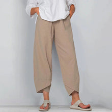 Netha | Die Mühelose Wide-Leg-Hose in Khaki