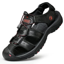 Liam - Geschlossene Trekking-Sandalen in Schwarz