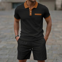 Gino | Klassisches Herren Poloset in Schwarz