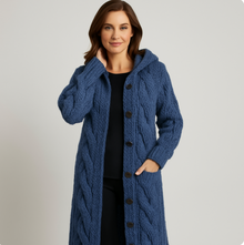 Thesia | Grobstrick-Strickjacke in Blau