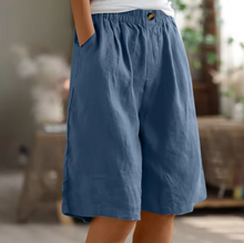 Damen Bequeme Sommer Kurze Hose in Blau