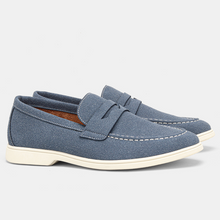 Arthur | Klassischer Slip-On Loafer in Blau