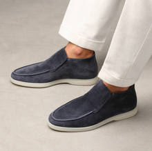 Pietro | Hochwertige Slipper in Blau