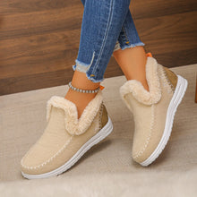 MARLA | Kuschelwarme & Rutschfeste Winter-Schuhe für Frauen – Elegant. Sicher. Bequem in Apricot