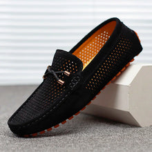Sommerfeld | Luftige Loafer mit Komfortsohle in Schwarz