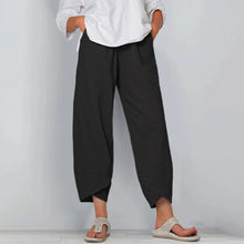 Netha | Die Mühelose Wide-Leg-Hose in Schwarz