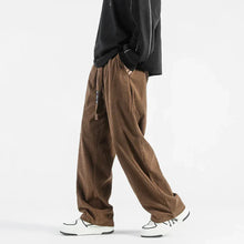 Quinn - Strukturierte Hose in Braun