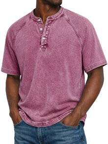 Esarot – Vintage-Hemd Mit Knöpfen in Rosa