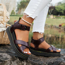 Josefine – Stilvolle orthopädische Sandalen für Damen in Burgunder