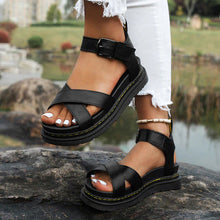 Josefine – Stilvolle orthopädische Sandalen für Damen in Schwarz