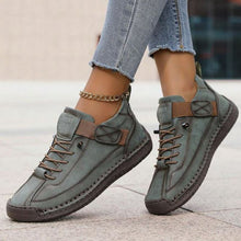 Mia – Sportliche Schnürsneaker für Damen in Borealgrün