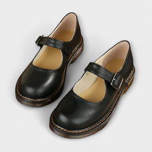 Gisela – Bequeme Mary-Jane-Schuhe für Damen in Schwarz