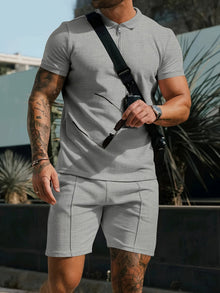 Leone | Sommer-Set für Herren in Grau