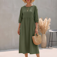 Somina │ Sommer-Midikleid in Grün