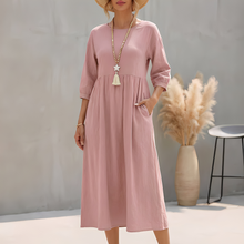 Somina │ Sommer-Midikleid in Rosa