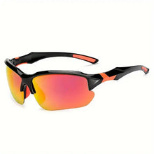 Sonnenbrille Herren | Sportlicher Sitz & Blendschutz in Schwarz-Orange